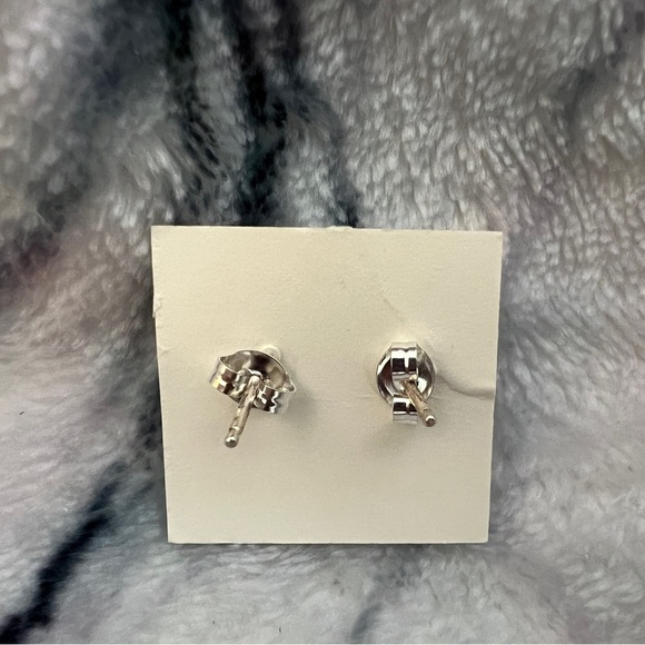 ❤️ Zuni Native Made 8mm Opal Stud Earrings by Mary Ann Neha - Picture 5 of 6